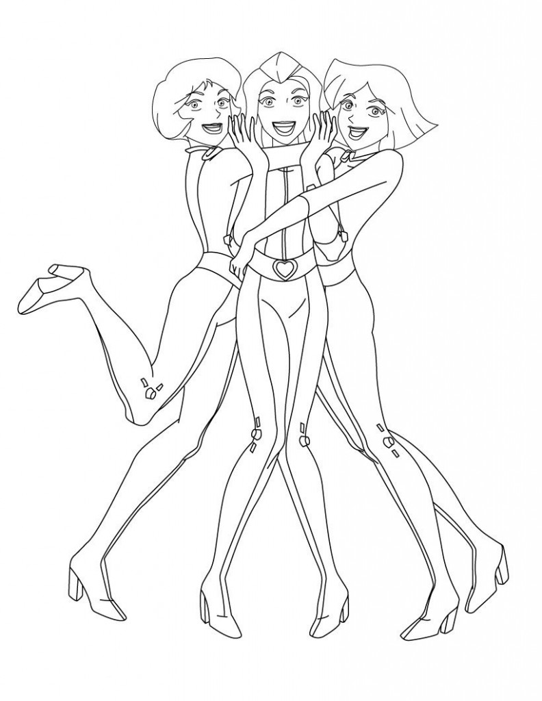 dessin totally spies clover