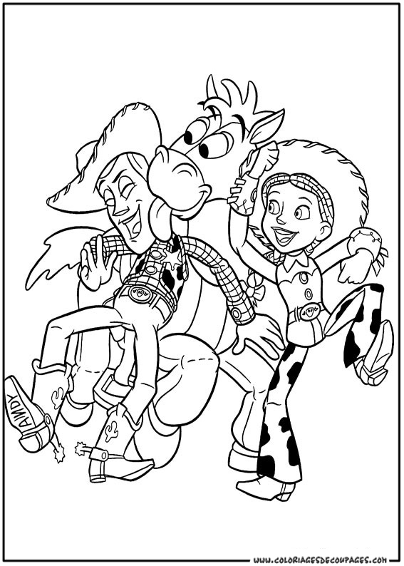 coloriage toy story 3 imprimer