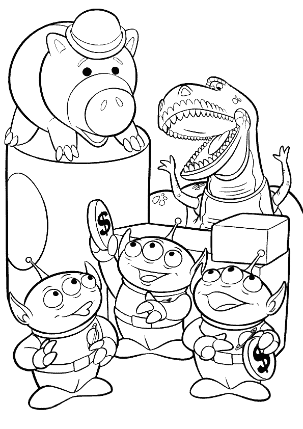 119 dessins de coloriage Toy Story à imprimer coloriage toy story