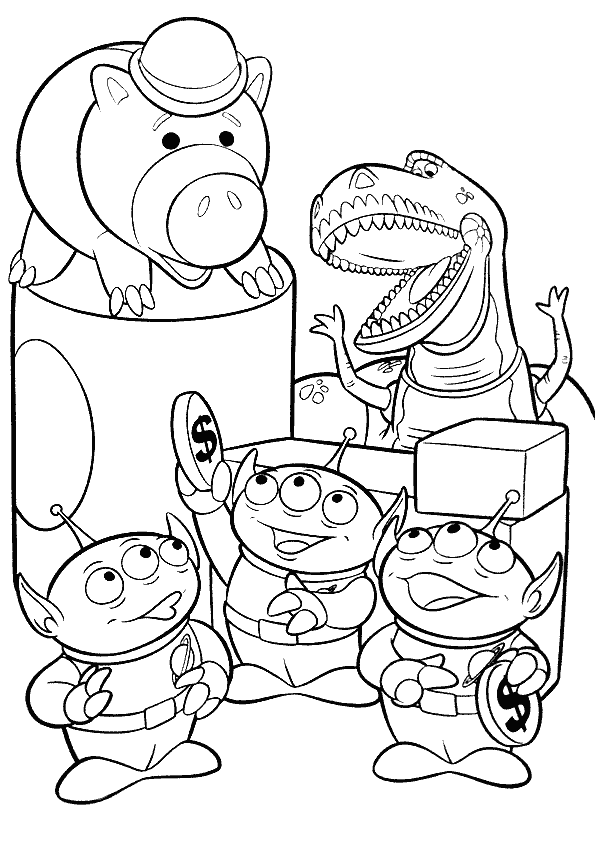 124 Dessins De Coloriage Toy Story à Imprimer