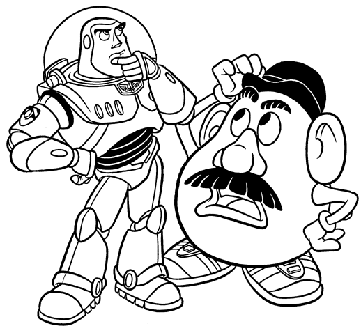 Dessin à Colorier Toy Story 3 A Imprimer Gratuit