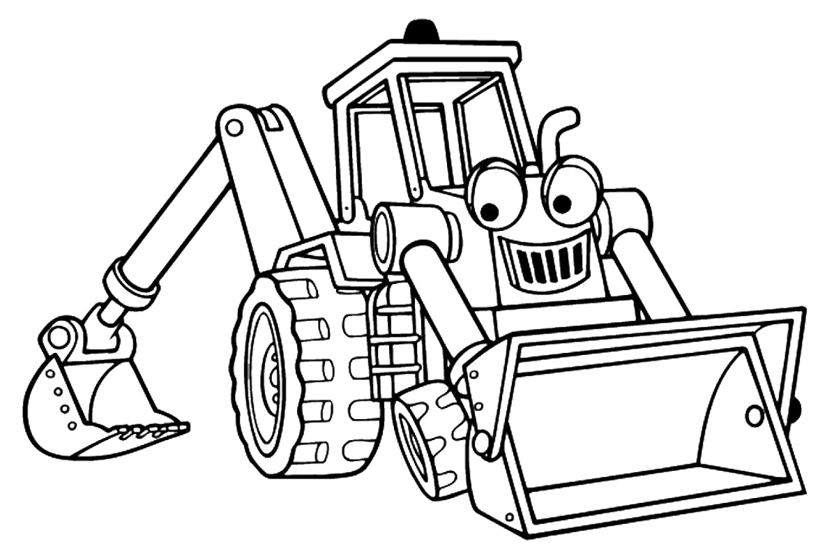 coloriage tracteur a imprimer