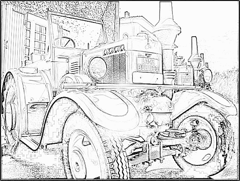 93 dessins de coloriage Tracteur Gratuit à imprimer