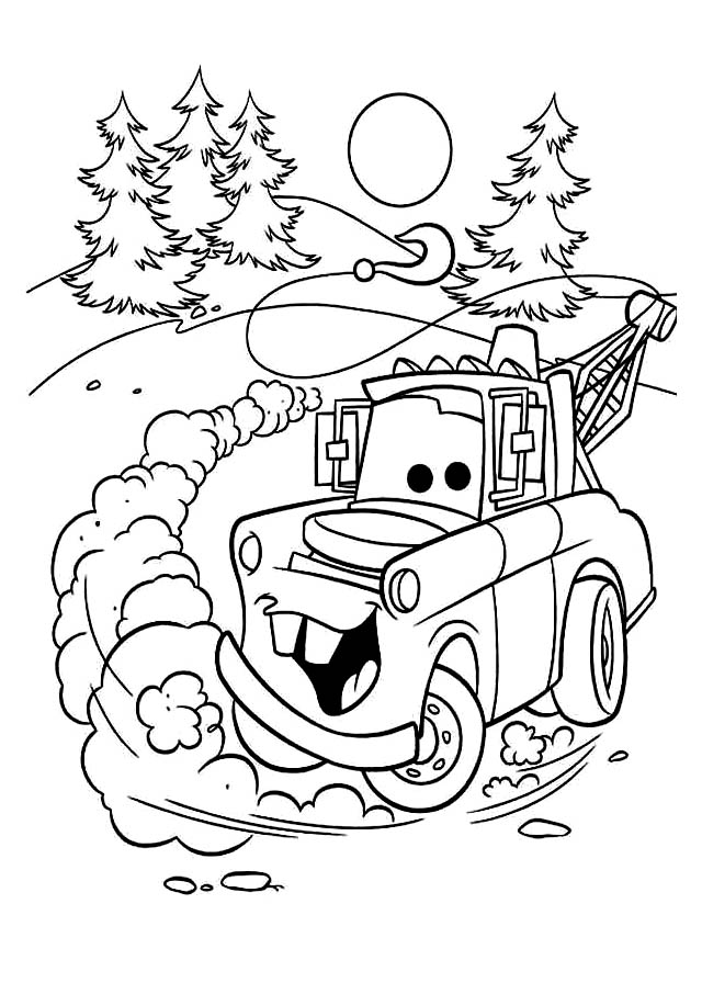 coloriage tracteur remorque