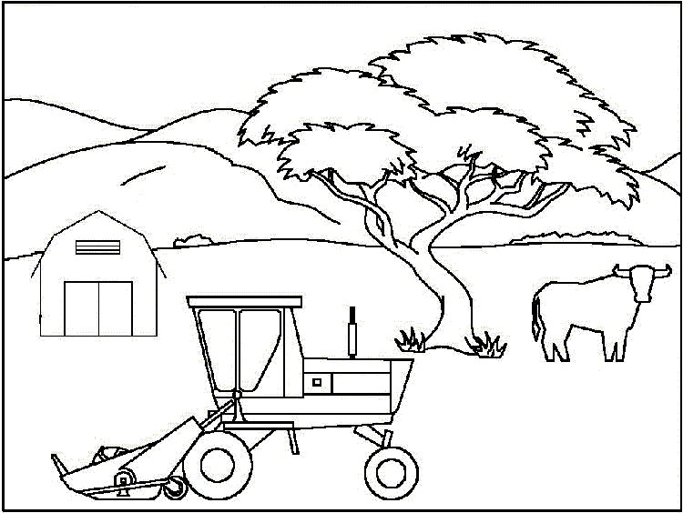 coloriage tracteur