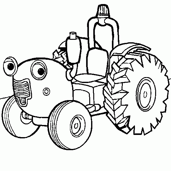 coloriage  dessiner tracteur remorque foin