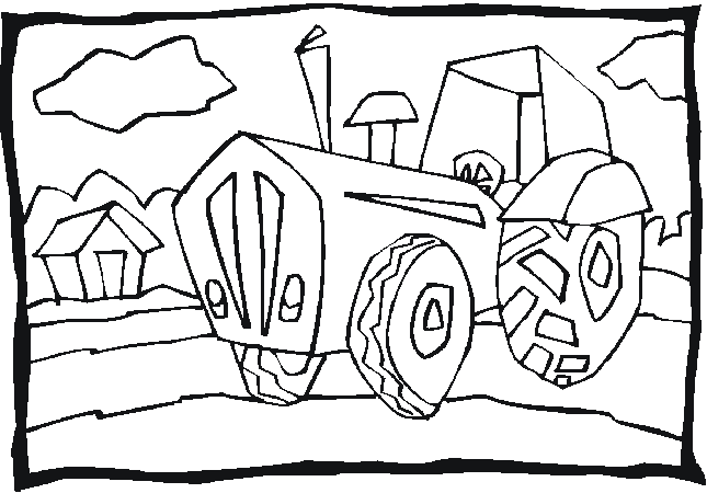 jeu coloriage tracteur