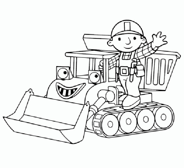 dessin  colorier 2 ans tracteur