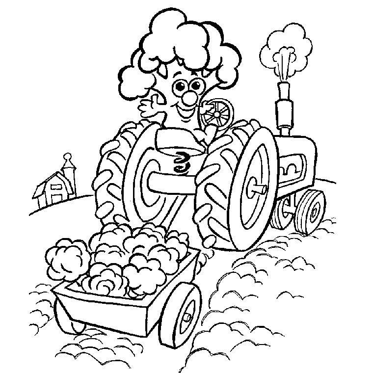 117 Dessins De Coloriage Tracteur à Imprimer