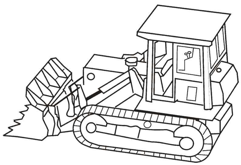 coloriage Ã dessiner tracteur remorque foin