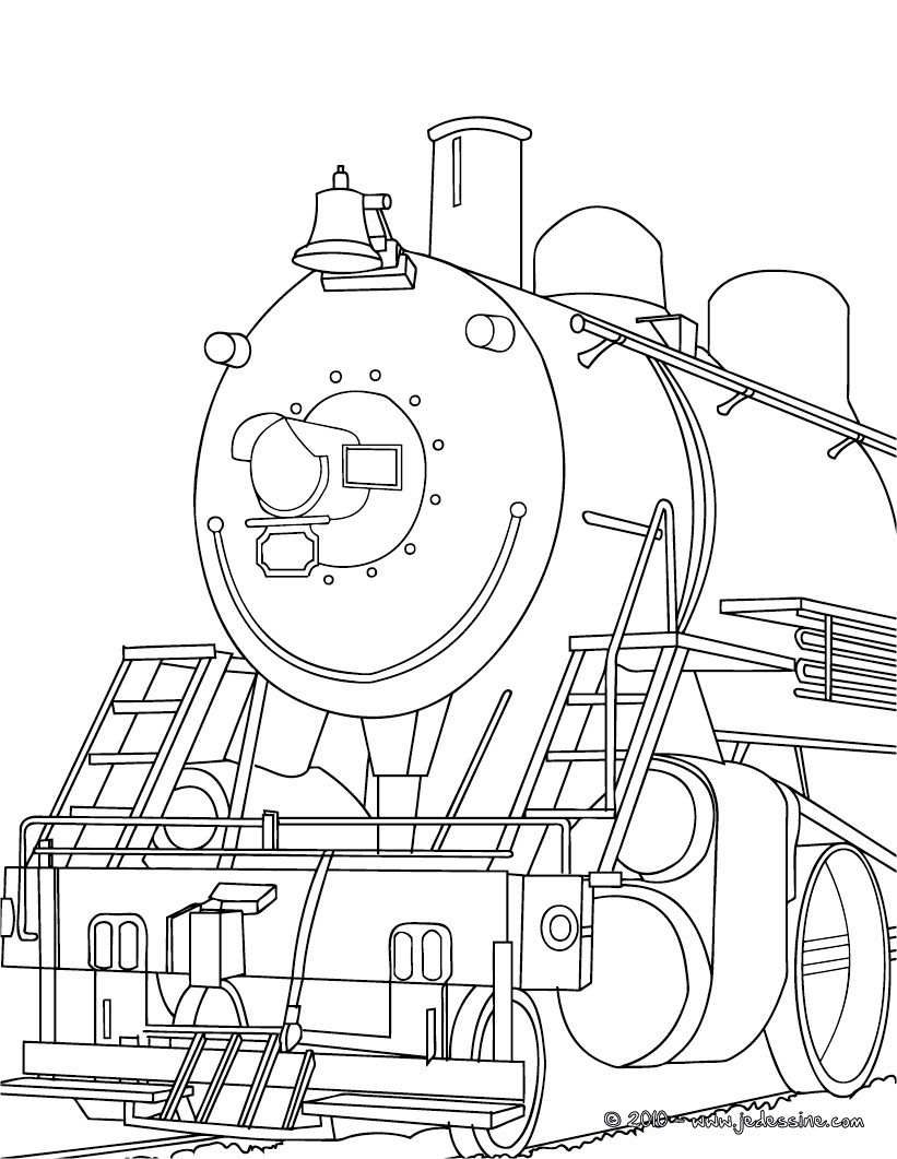 95 dessins de coloriage Train A Vapeur à imprimer