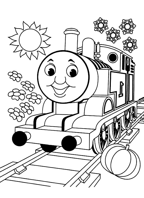 coloriage train en ligne