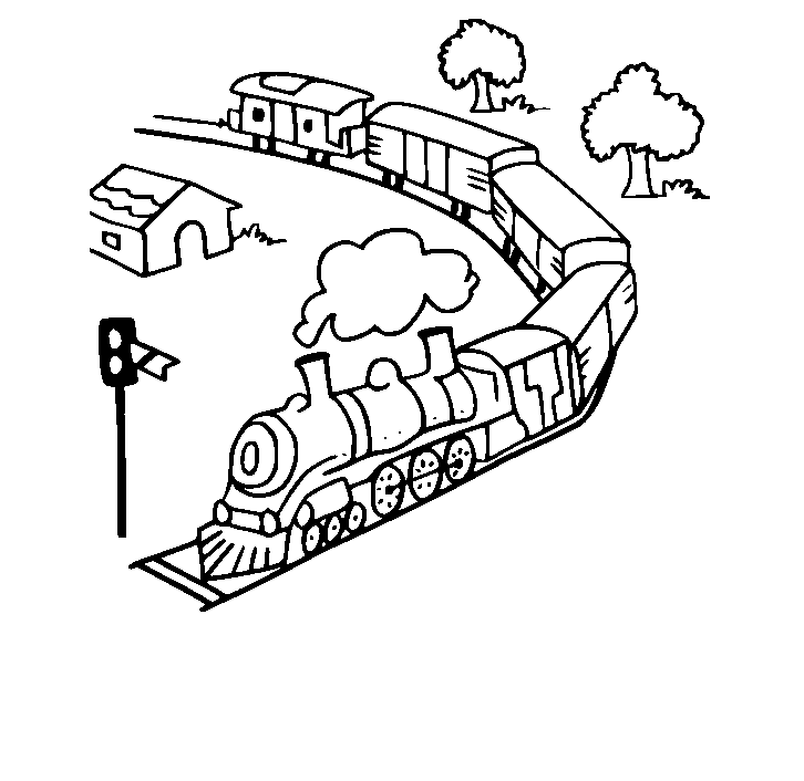 coloriage train tgv