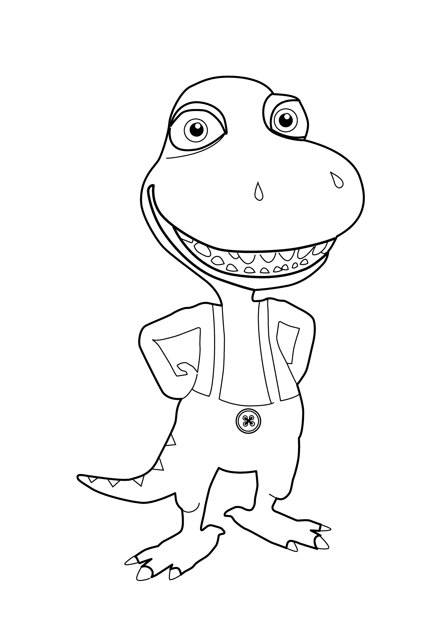 95 dessins de coloriage Train Thomas à imprimer