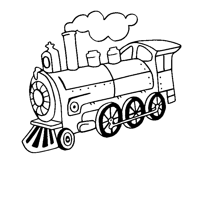 coloriage à dessiner train ter