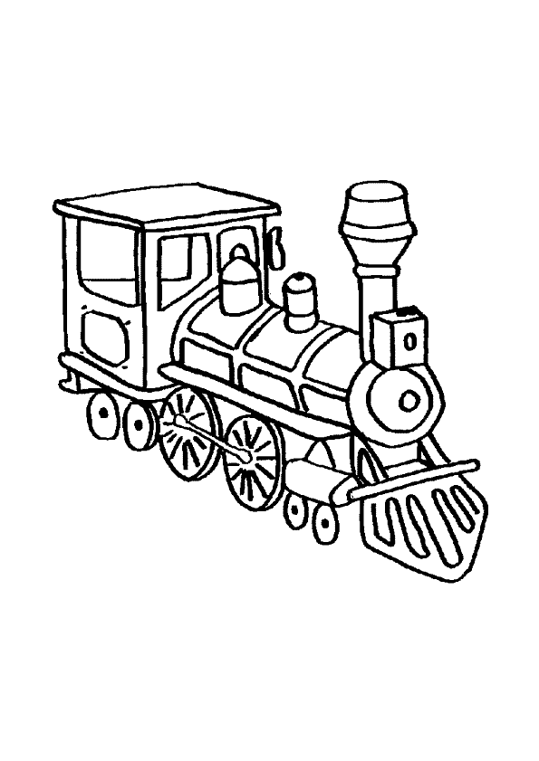 dessin  colorier train  imprimer