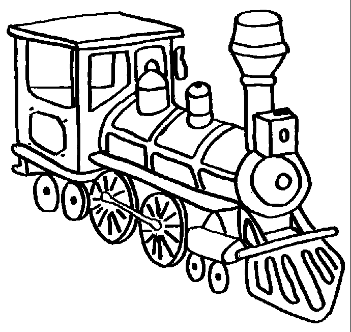 coloriage à dessiner train hugo l'escargot