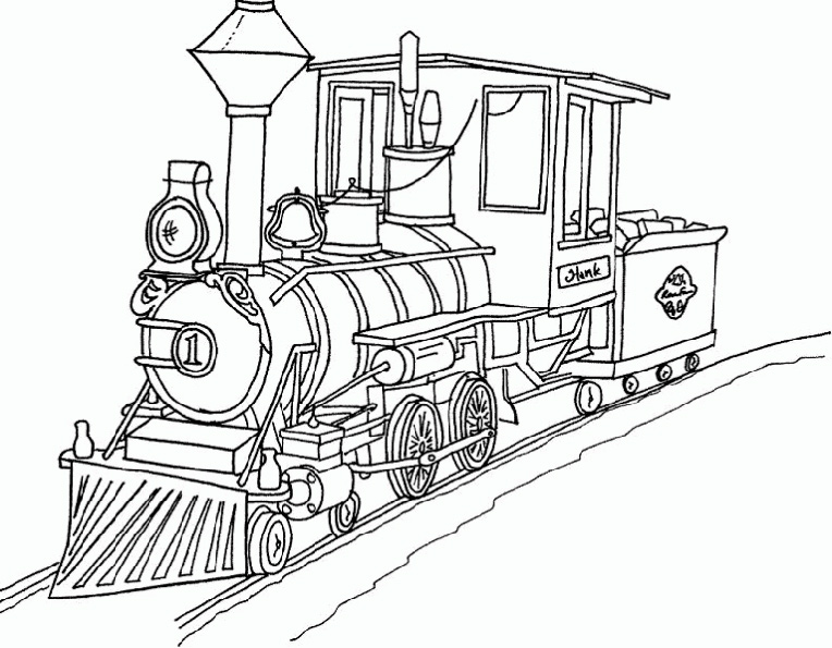 coloriage train