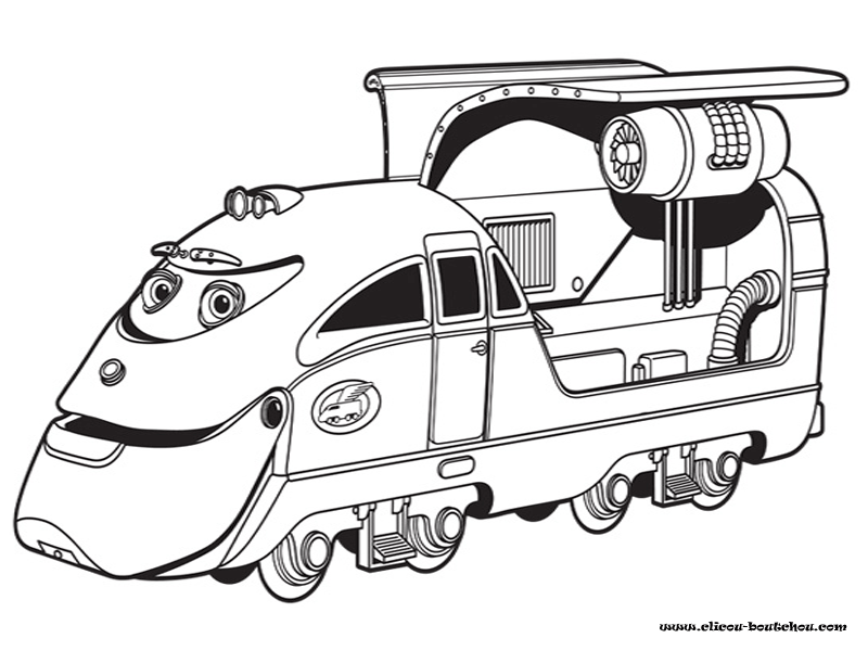 127 dessins de coloriage Train à imprimer