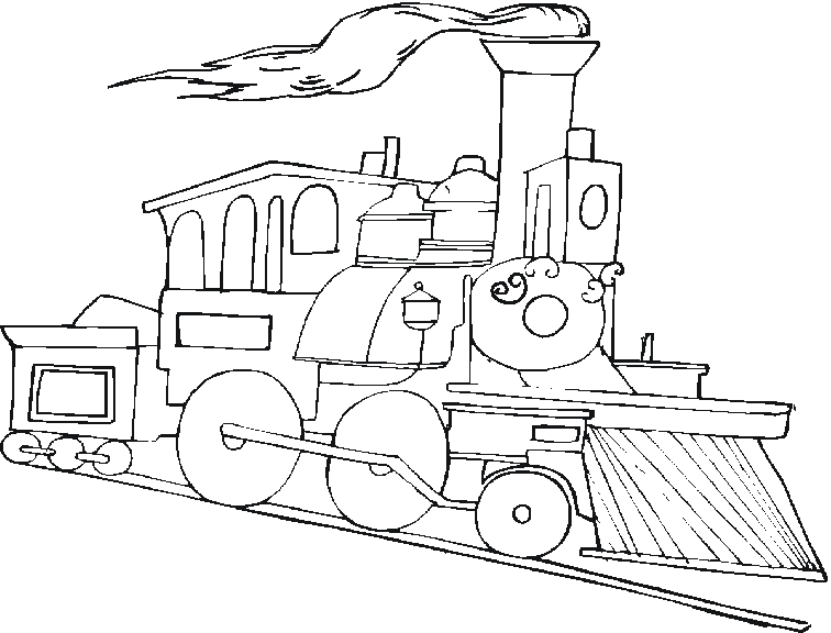 coloriage train mickey