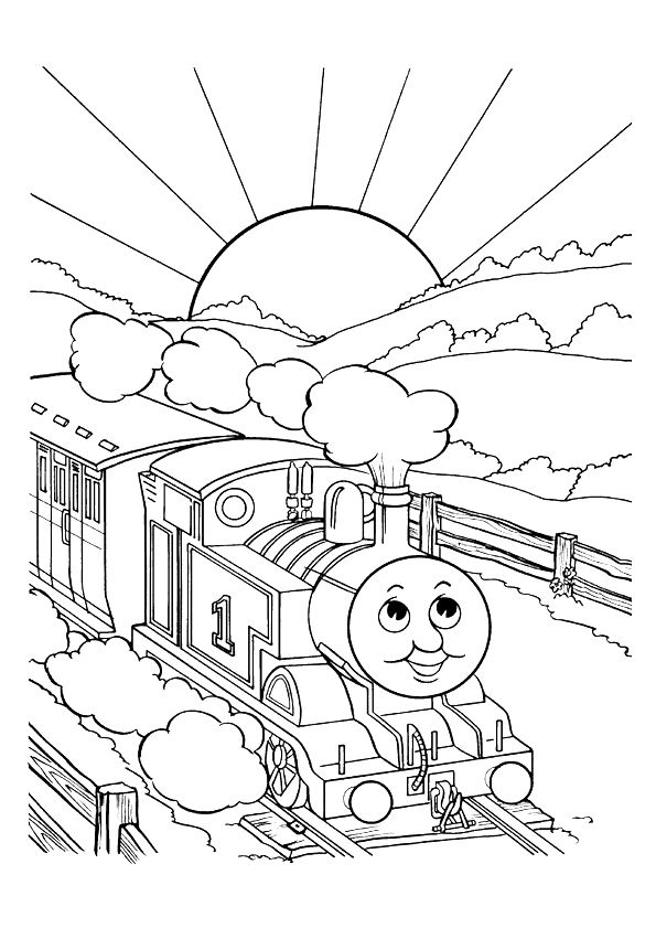 coloriage train chuggington en ligne