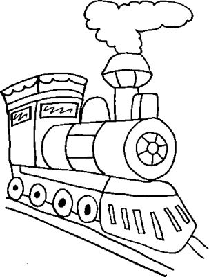 coloriage train animaux