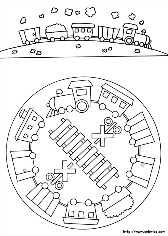 coloriage  dessiner controleur train