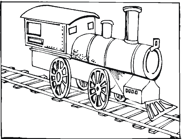 coloriage � dessiner train vapeur imprimer