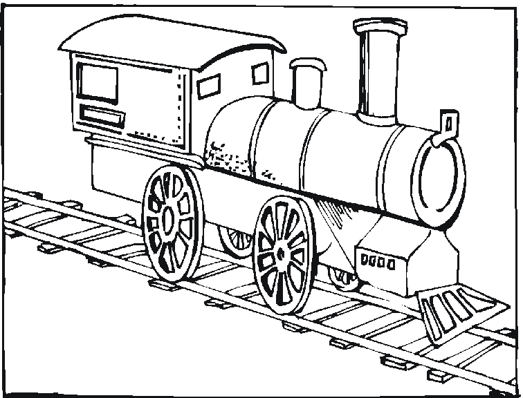 coloriage  dessiner train vapeur imprimer