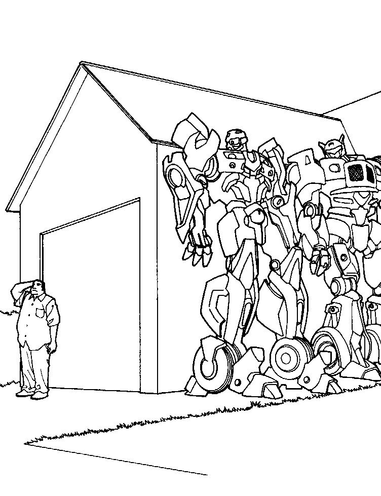 coloriage à dessiner de transformers prime a imprimer