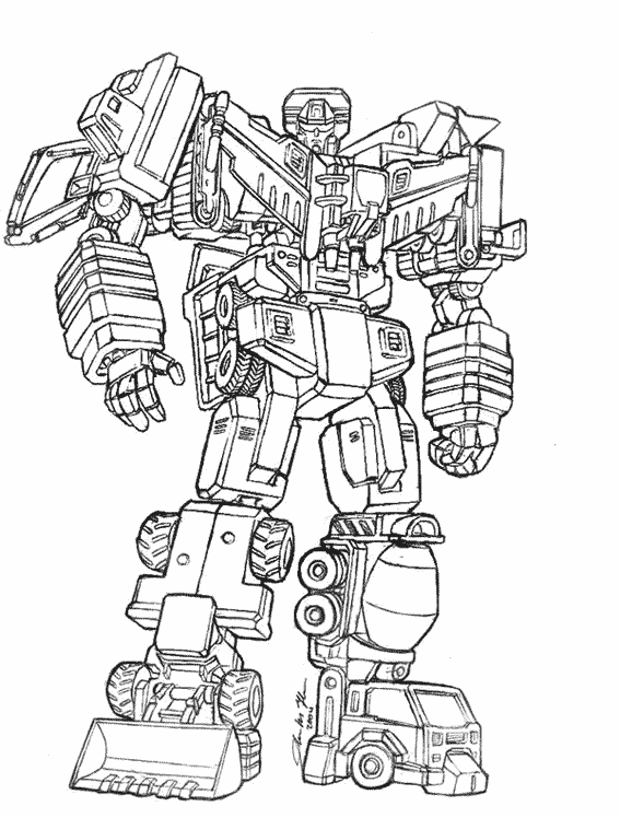 coloriage transformers 3