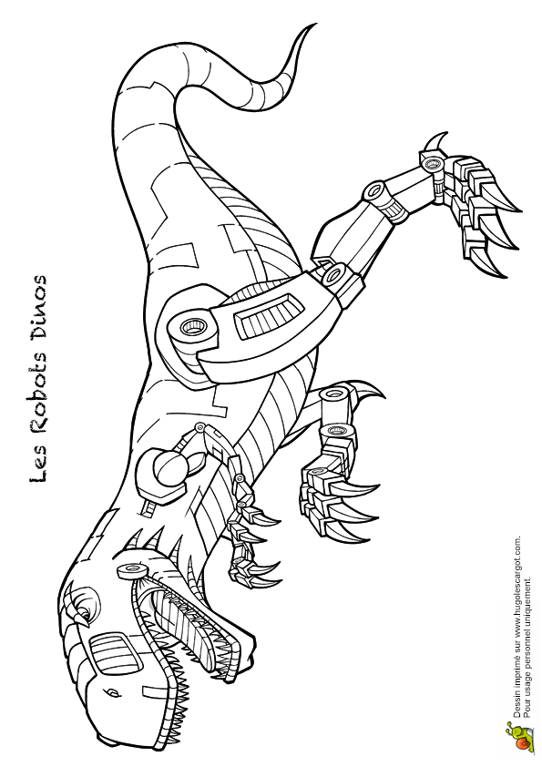 coloriage transformers dinosaure