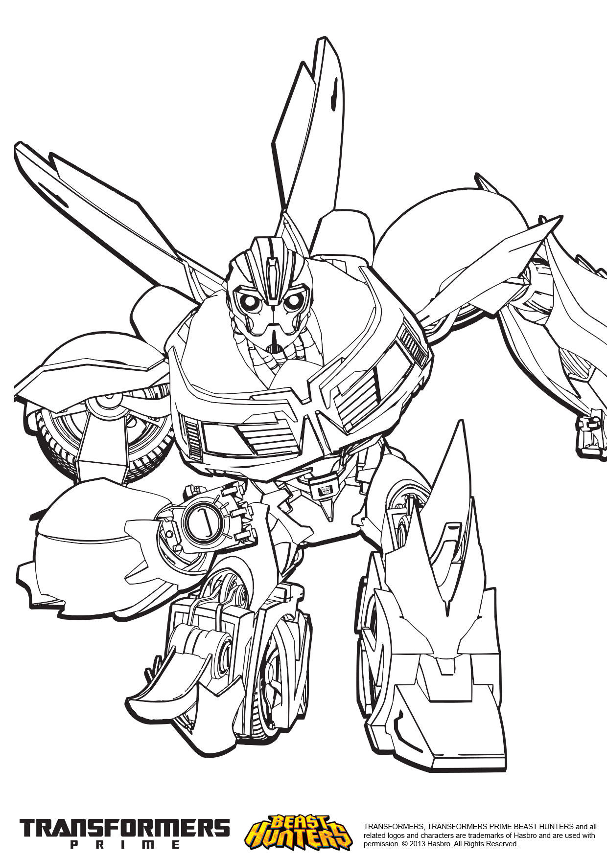 coloriage transformers prime a imprimer