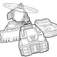 coloriage transformers rescue bots