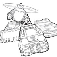 coloriage transformers rescue bots a imprimer