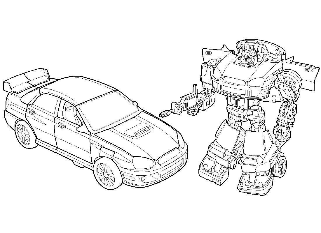 coloriage  dessiner de transformers rescue bots