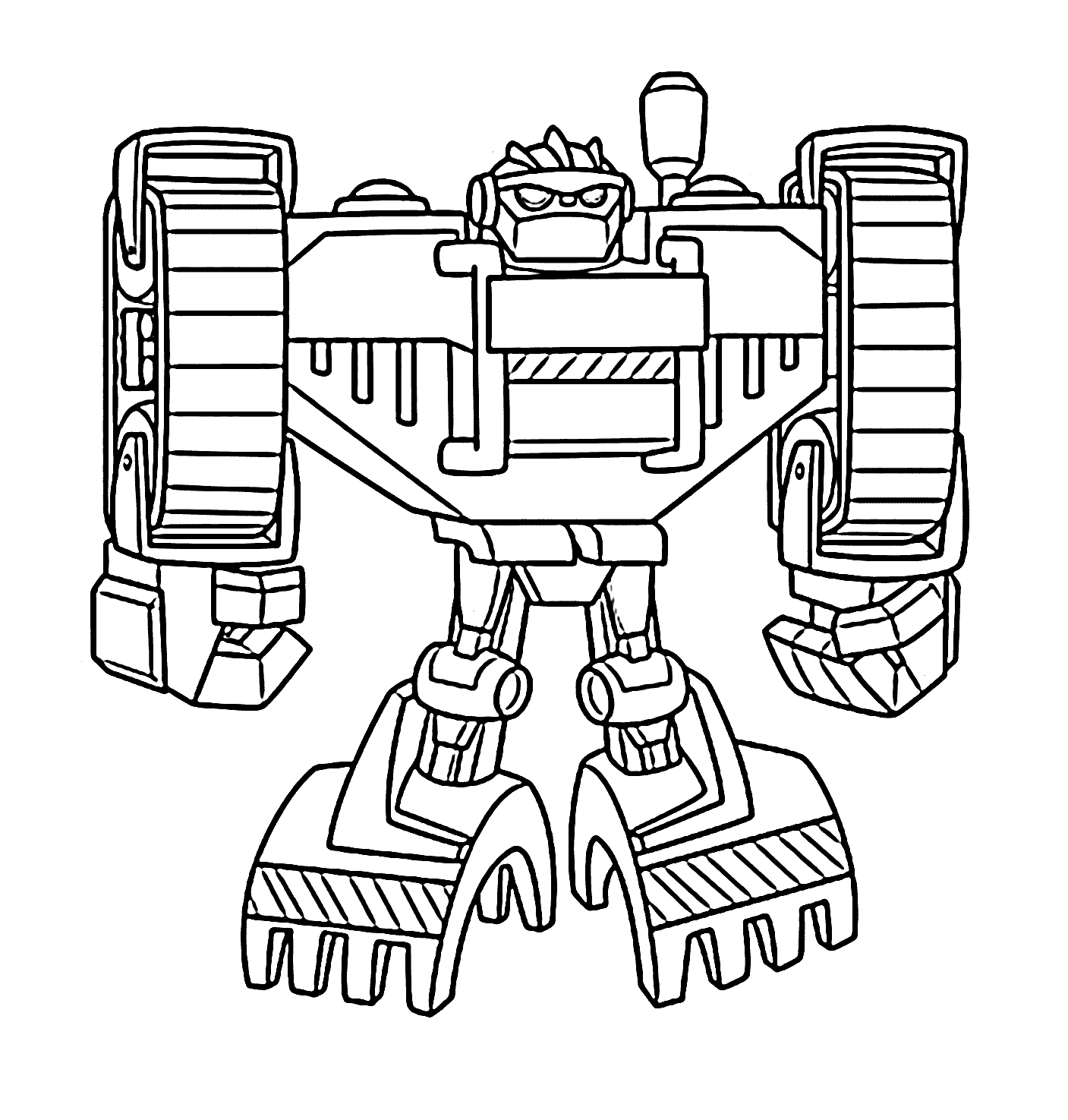 dessin à colorier transformer rescue bots