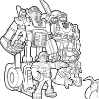 dessin de transformers rescue bots