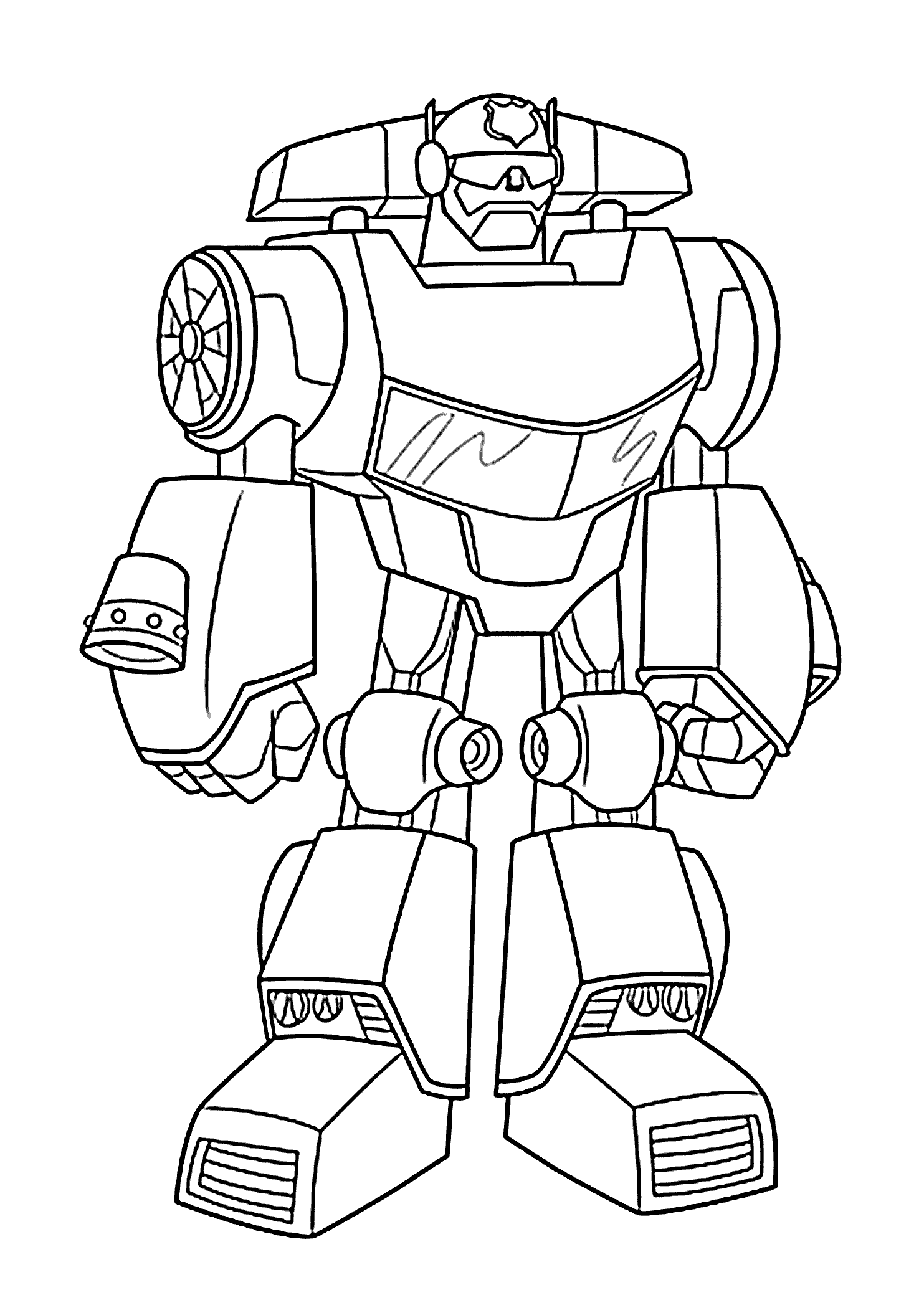 coloriage de transformers rescue bots