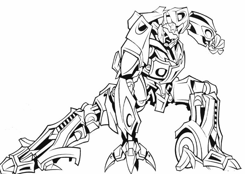 dessin en ligne transformers bumblebee