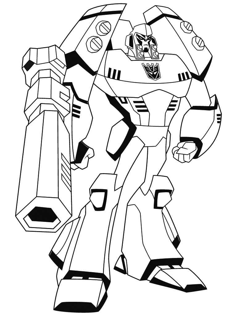 coloriage transformers optimus prime
