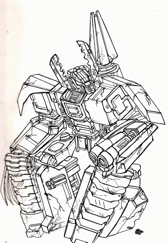 coloriage transformers