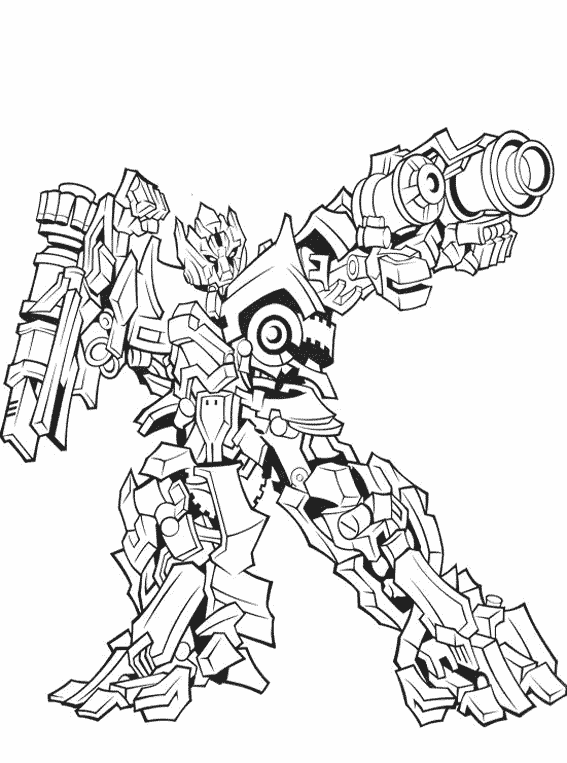 dessin de transformers bumblebee