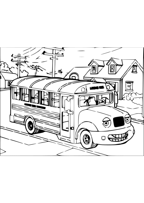 coloriage moyen de transport