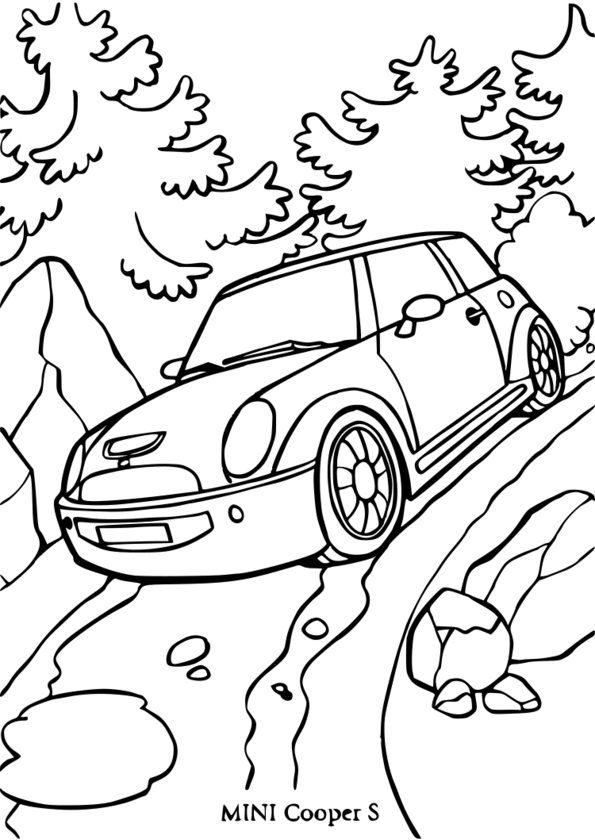 coloriage voiture touran