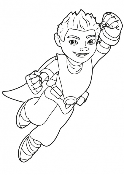 coloriage a imprimer tree fu tom