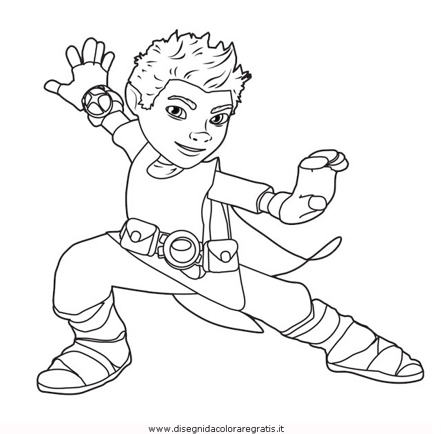 coloriage  dessiner de tree fu tom