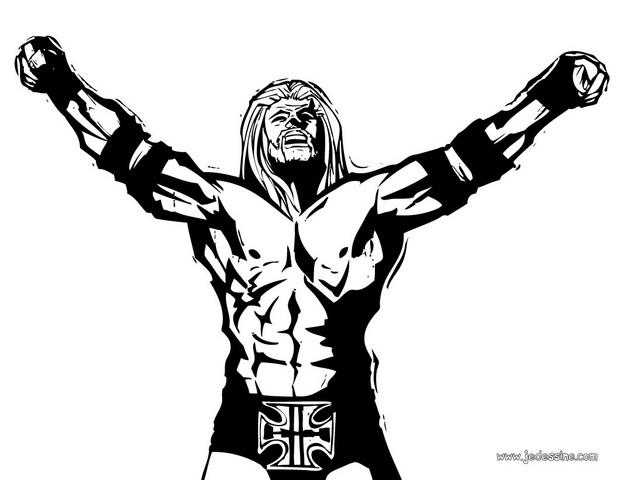 dessin triple h