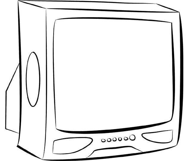 Dessin A Colorier Tv Les Simpson Dessin A Colorier Tv Les Simpson