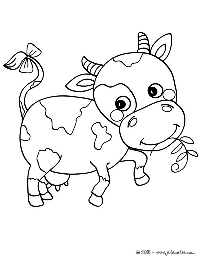 coloriage vache en ligne